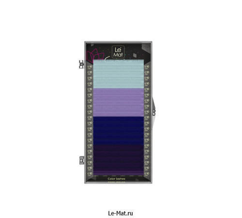 Ресницы AZURE Le Maitre "Caprice" 20 линий C 0.07 MIX 9-13 мм Le Mat