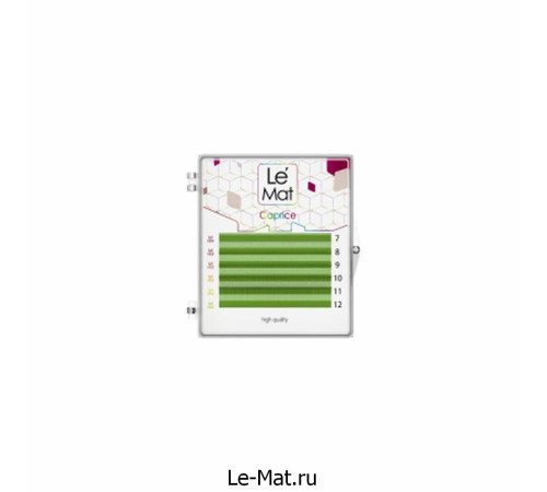 Ресницы Green Le Maitre "Caprice" 6 линий C 0.10 MIX 4-6 мм Ресницы Green Le Maitre "Caprice" 6 линий C 0.10 MIX 4-6 мм