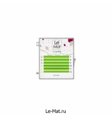 Ресницы Neon Green Le Maitre "Caprice" 6 линий B 0.10 MIX 4-6 мм
