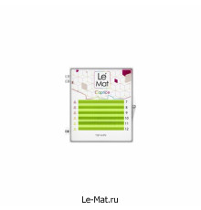Ресницы Neon Yellow Le Maitre "Caprice" 6 линий C 0.07 MIX 10-14 мм