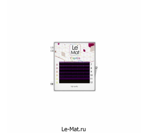 Ресницы Ombre Purple Le Maitre "Caprice" 6 линий M 0.10 MIX 7-12 мм