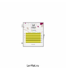 Ресницы Yellow Le Maitre "Caprice" 6 линий D 0.10 MIX 7-12 мм