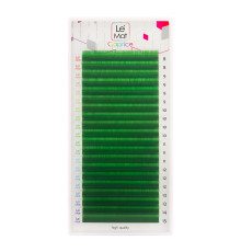Ресницы Deep green Le Maitre "Caprice" 20 линий C 0.07 MIX 6-13 мм