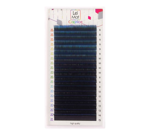 Ресницы Ombre Blue Le Maitre "Caprice" 20 линий M 0.10 MIX 6-13 мм