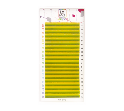 Ресницы Yellow Le Maitre "Caprice" 20 линий M 0.10 MIX 8-15 мм