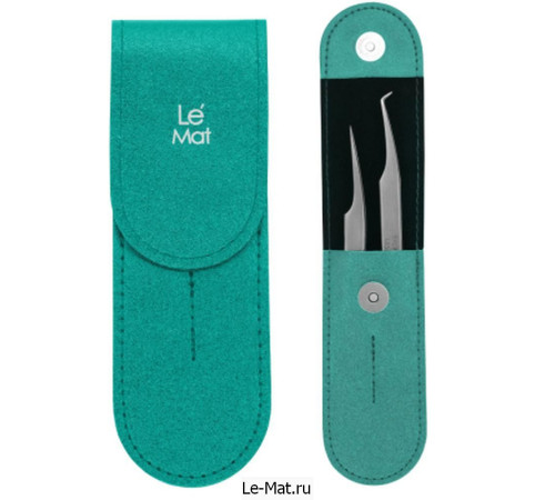 Чехол Le Maitre Tissue для 2х пинцетов Click Flip Emerald