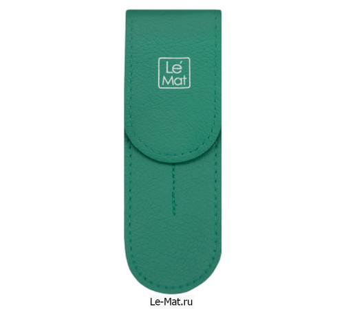 Чехол Le Maitre Vegan для 2х пинцетов Click Flip Emerald