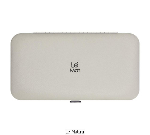 Магнитный кейс для пинцетов Le Maitre Vegan White