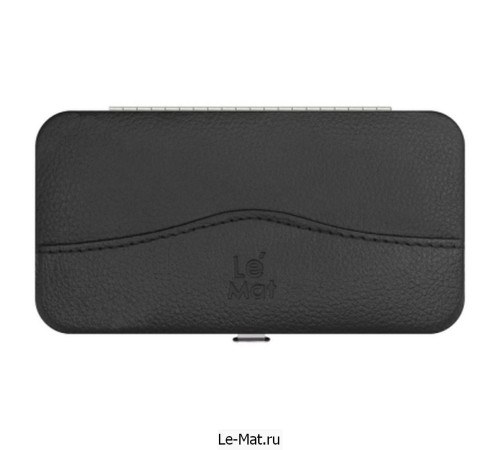 Магнитный кейс для 6 пинцетов Nature Leather Black