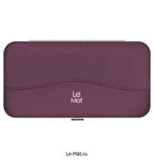 Магнитный кейс для 6 пинцетов Nature Leather Purple