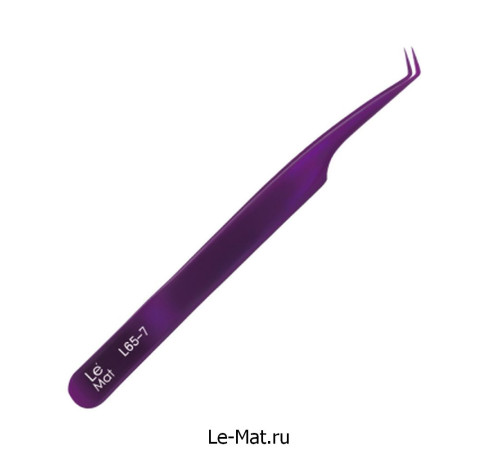 Пинцет профессиональный Le Maitre "Expert" Amethyst L 65-7 Пинцет профессиональный Le Maitre "Expert" Amethyst L 65-7