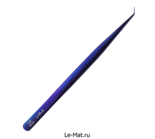 Пинцет профессиональный Le Maitre "Expert" BLUE-PURPLE L 45-5 LONG (14 см) Пинцет профессиональный Le Maitre "Expert" BLUE-PURPLE L 45-5 LONG (14 см)