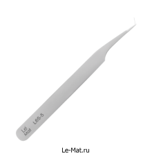 Пинцет профессиональный Le Maitre "Expert" METALIC L 65-5