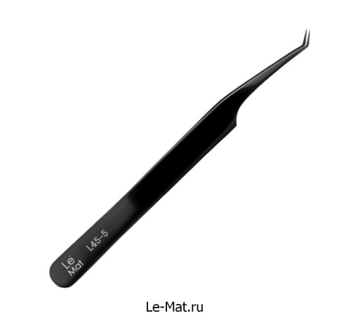 Пинцет профессиональный Le Maitre "Expert" Obsidian L 45-5 Пинцет профессиональный Le Maitre "Expert" Obsidian L 45-5