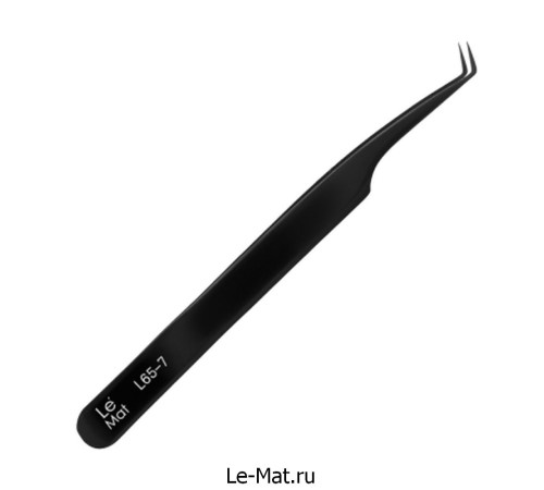 Пинцет профессиональный Le Maitre "Expert" Obsidian L 65-7 Пинцет профессиональный Le Maitre "Expert" Obsidian L 65-7