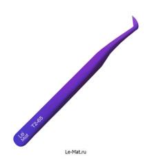 Пинцет профессиональный Le Maitre "Expert" BLUE-PURPLE T2-65