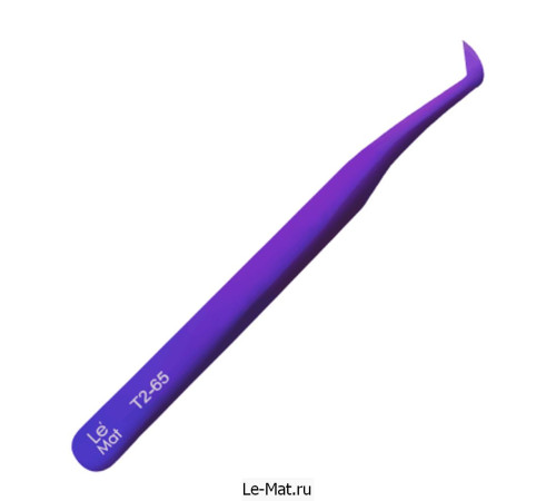 Пинцет профессиональный Le Maitre "Expert" BLUE-PURPLE T2-65 Пинцет профессиональный Le Maitre "Expert" BLUE-PURPLE T2-65