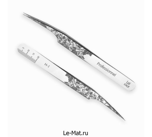 Пинцет профессиональный Le Maitre "Professionnel" Diamond "Folk" H-1 Пинцет профессиональный Le Maitre "Professionnel" Diamond "Folk" H-1
