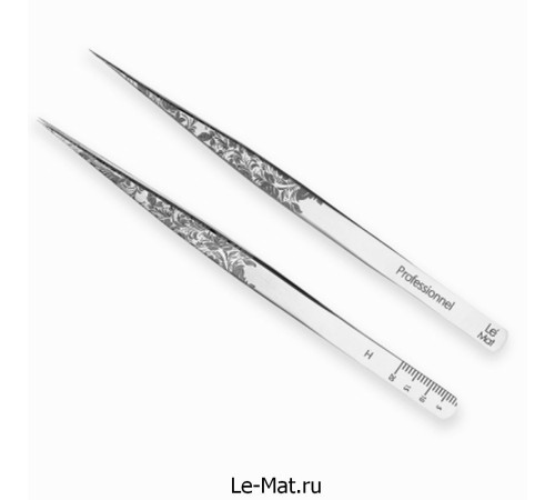 Пинцет профессиональный Le Maitre "Professionnel" Diamond "Folk" H Пинцет профессиональный Le Maitre "Professionnel" Diamond "Folk" H