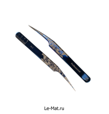 Пинцет профессиональный Le Maitre "Professionnel" Laser "Agate Folk" H-1