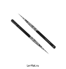 Пинцет профессиональный Le Maitre "Professionnel" Laser "Black Folk" H