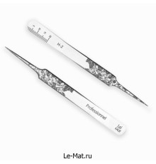 Пинцет профессиональный Le Maitre "Professionnel" Laser "Folk" H-2