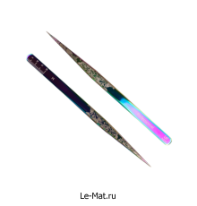 Пинцет профессиональный Le Maitre "Professionnel" Laser "Mirage Folk" H