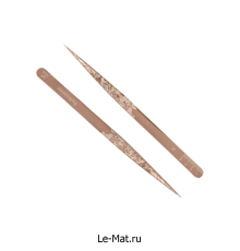 Пинцет профессиональный Le Maitre "Professionnel" Laser "Rose Gold Folk" H