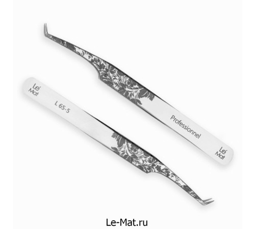 Пинцет профессиональный Le Maitre "Professionnel" Laser "Folk" L 65-5